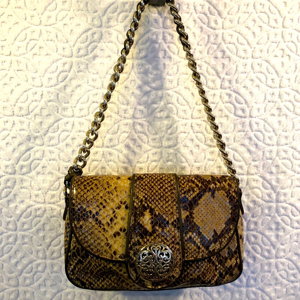 Brighton Snakeskin Purse